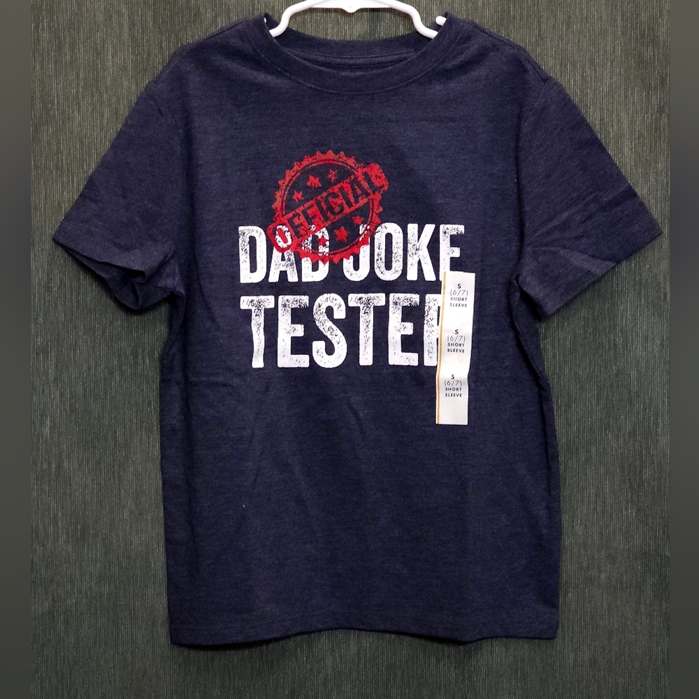 cat & jack kids humor T-Shirt "Official Dad Joke Tester"